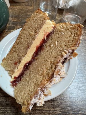   at Rainbows End Cafe in Glastonbury