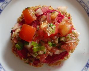 veg burger at Espaco Compasso in Porto