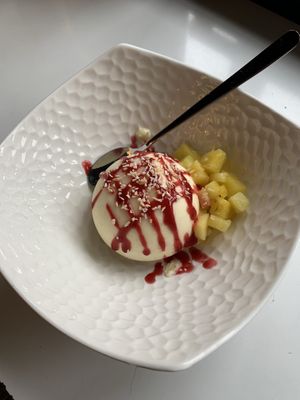 Parfait glacé à l’ananas  at La Petite Marche in Dijon