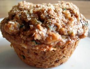 Healthy Home Made Muffins -- with the pulp from our juicer ! at Cafe Nutrimania in Montreal