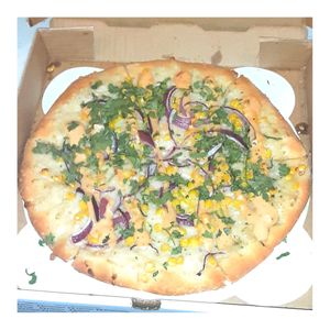 Vegon Elote Pizza at Picazzo's Organic Italian Kitchen in Tempe