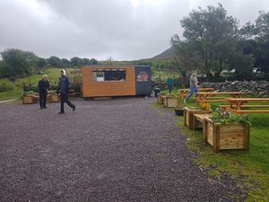 Seating with view at Carrauntoohil Coffee Hut  in Killorglin