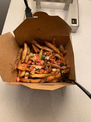 mountain fries with pico at MeeT on Main in Vancouver
