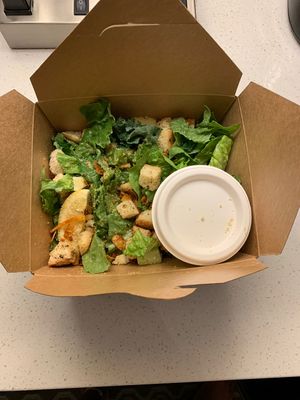 ceaser salad at MeeT on Main in Vancouver