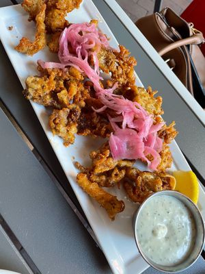 Oyster calamari  at MeeT on Main in Vancouver