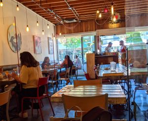 interior at MeeT on Main in Vancouver