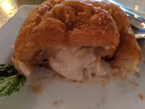 Cronut inside at MeeT on Main in Vancouver