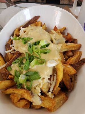Average tasting poutine at MeeT on Main in Vancouver