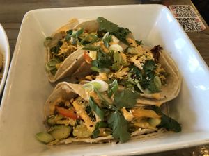 K-town taco bowl   at MeeT on Main in Vancouver