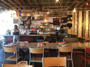 Lots of beverage options   at MeeT on Main in Vancouver