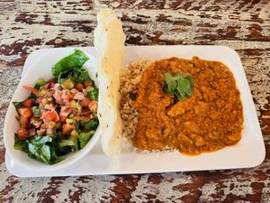 Butter chicken  at MeeT on Main in Vancouver