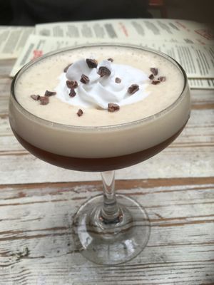Breakfast coffee martini  at MeeT on Main in Vancouver