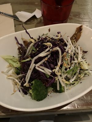 Ginger beef bowl   at MeeT on Main in Vancouver