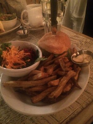 Bacon burger at MeeT on Main in Vancouver