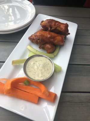 Bbq wings at MeeT on Main in Vancouver