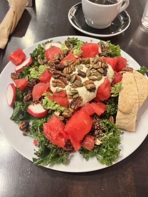 Watermelon crunch salad   at The Well in Lancaster