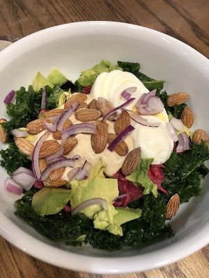 Fat-Busting bowl (pictured w/egg -- can sub tofu) at The Well in Lancaster