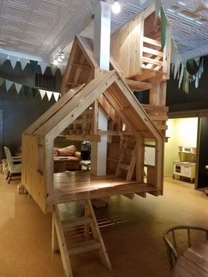 Indoor tree-house at The Well in Lancaster