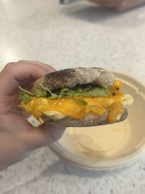 The Breakfast Sandwich   at PDX - Kure Superfoods - Between Terminal C & D in Portland