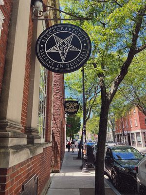 One door entrance and exit   at Blackcraft Coffee in Salem