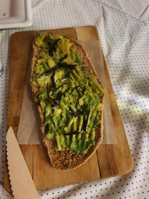 Avocado toast at Micro in Cisternino