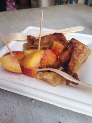 Apple strudel at Micro in Cisternino