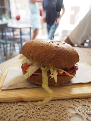 Sandwich at Micro in Cisternino