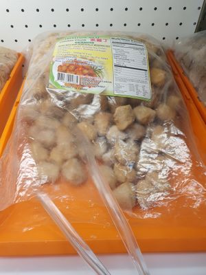 Vegan chicken  at Layonna Vegetarian Health Food in Oakland