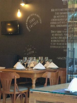 Romantic at Le Manjue Bistro Organique in Sao Paulo