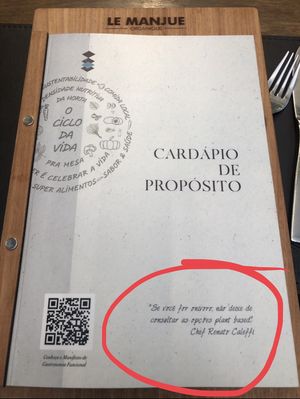 ❤️❤️ at Le Manjue Bistro Organique in Sao Paulo