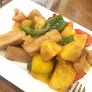 Sweet and Sour Lotus Root at Inno Veggie in Hong Kong Island