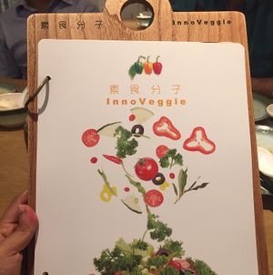 menu at Inno Veggie in Hong Kong Island