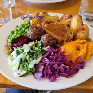 Sunday roast at Karamel in North London