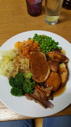 sunday roast at Karamel in North London