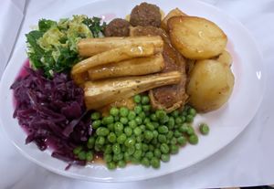 What a fab Sunday roast!  at Karamel in North London