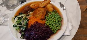 Stout pie roast at Karamel in North London