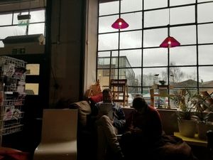 inside  at Karamel in North London