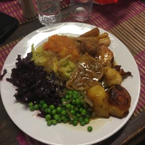 Vegan Sunday Roast at Karamel in North London