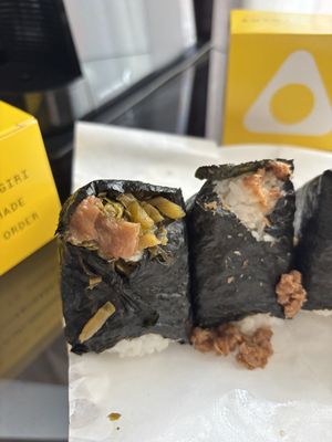 Ume takana & Veg Sukiyaki  at OKA Onigiri in Berlin