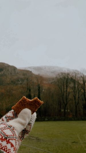 The gingerbread on a hike  at Grasmere Gingerbread in Grasmere