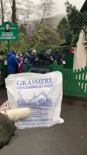 Got the goods  at Grasmere Gingerbread in Grasmere