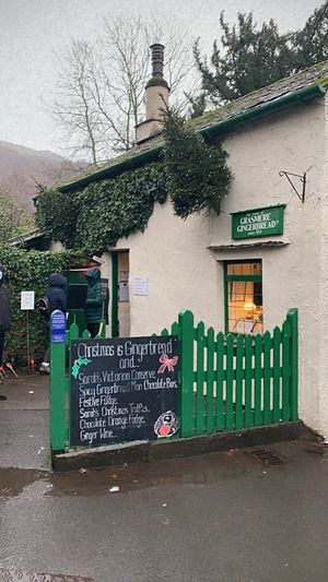 The outside at Grasmere Gingerbread in Grasmere