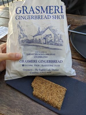 Vegan, delicious gingerbread! at Grasmere Gingerbread in Grasmere