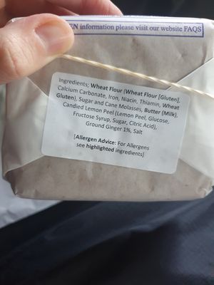 Milk... at Grasmere Gingerbread in Grasmere