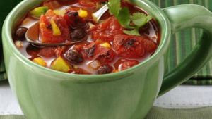 Our Vegetarian chili.  at Twist-n-Sprouts in Mackinac Island