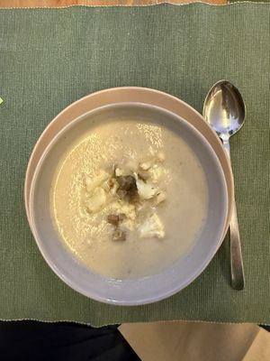 Mushroom Soup  at Sapato Verde in Lisbon