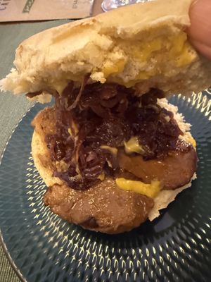 Inside of the Sietanitas Sandwich   at Sapato Verde in Lisbon