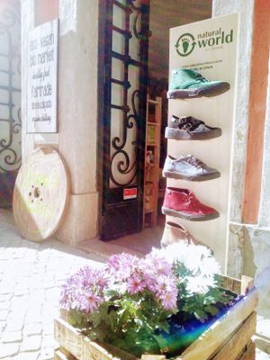 Outside  at Sapato Verde in Lisbon