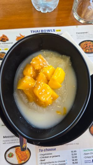 Mango sticky rice at Padthaiwok CC FAN Mallorca Shopping in Palma