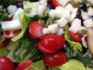 Summer berry salad at Native Foods - Conn Ave in Washington